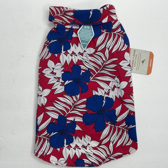 Tommy Bahama Other - Tommy Bahama Apparel For Dogs Hawaiian Print Shirt Size Medium NWT